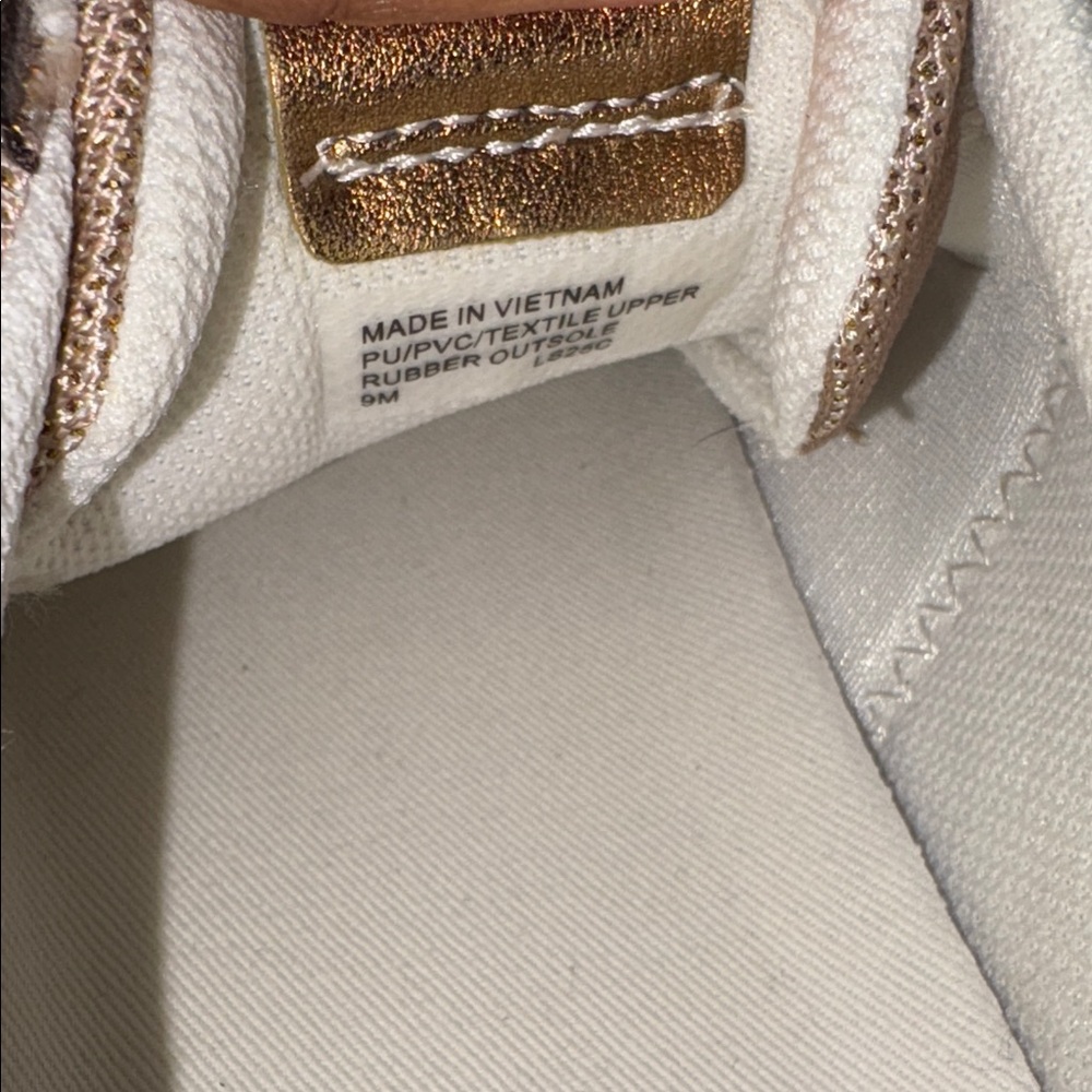 Women’s Michael Kors Brown and Gold Athletic Sneakers size 9 - Picture 6 of 6